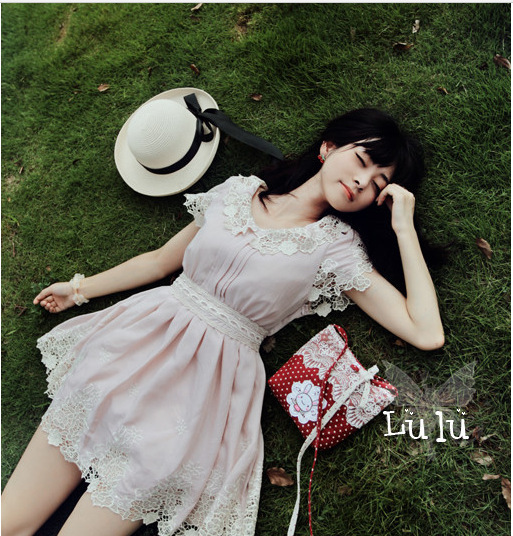 Women's Pastoral Bowknot Curly Straw Hat - Image 4