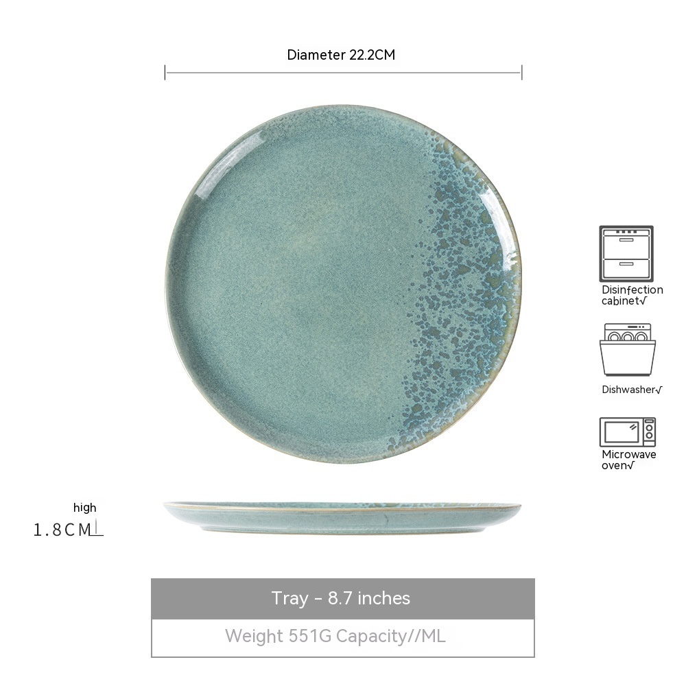 Household Ceramic Minimalist Style Plates - Image 2