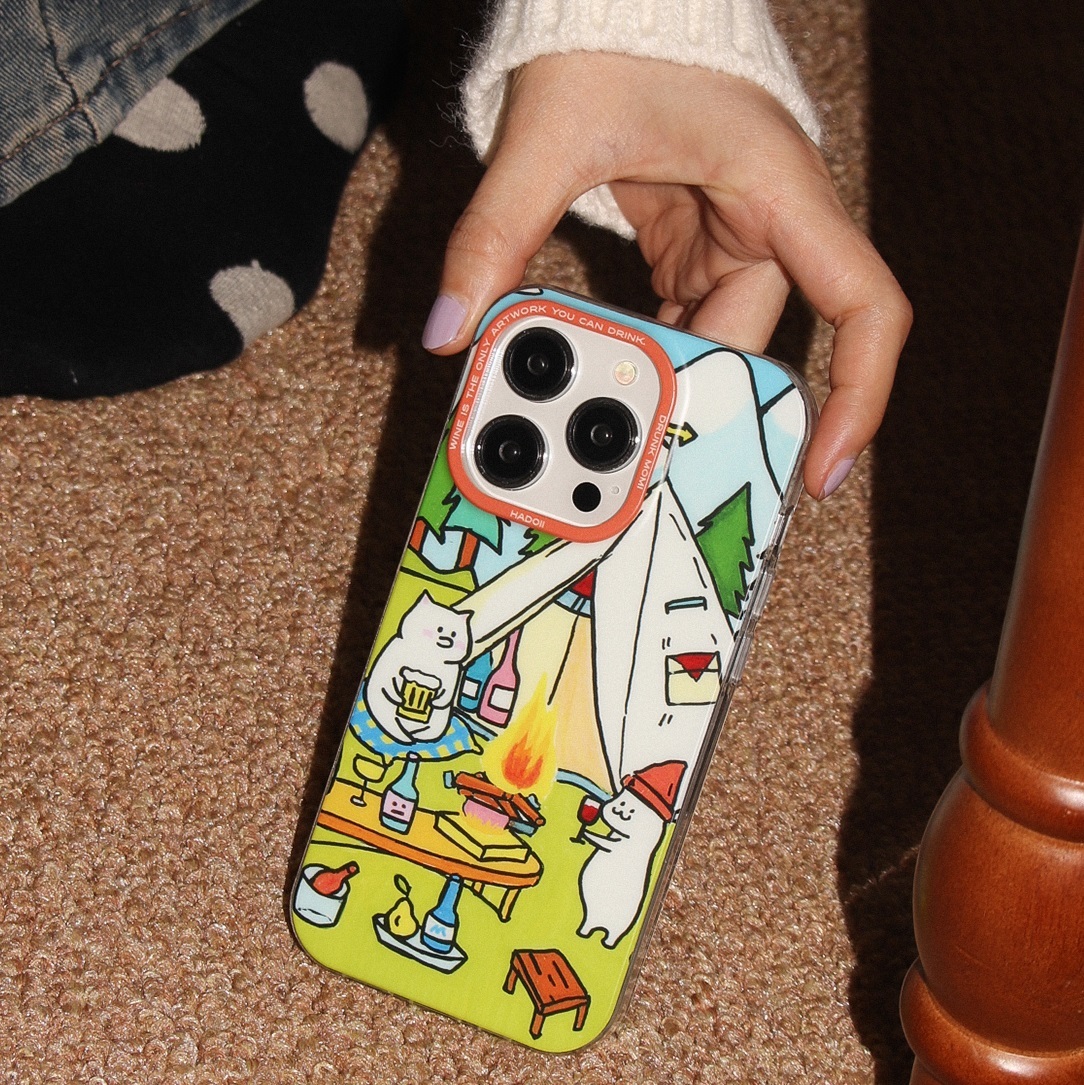 Anti-fall Cartoon Cat Protective Case - Image 3