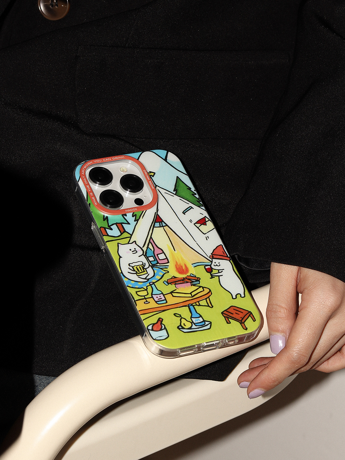Anti-fall Cartoon Cat Protective Case - Image 7