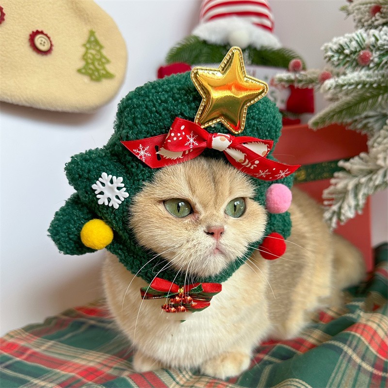 Pet Christmas Cat Dog Hat - Image 3