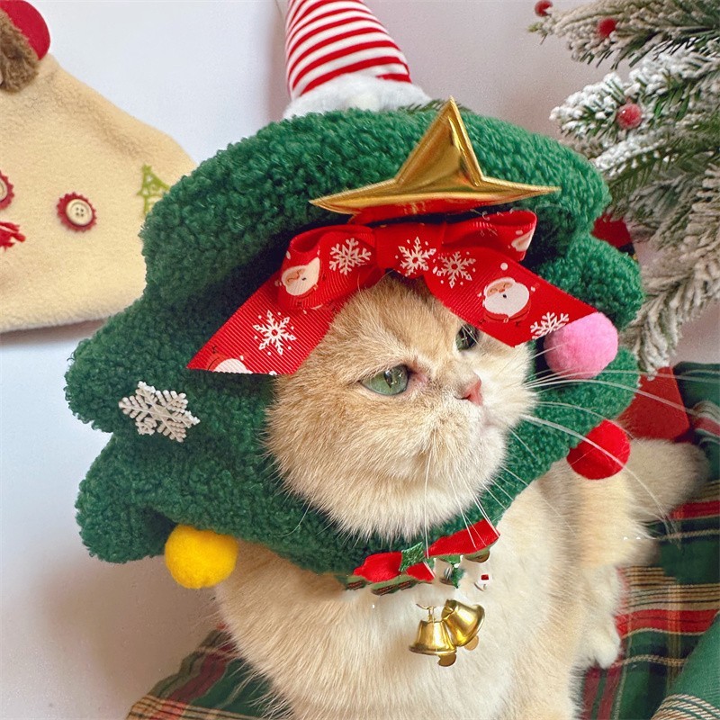 Pet Christmas Cat Dog Hat - Image 7