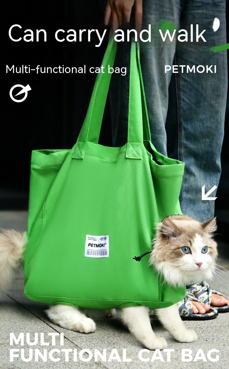 Large Capacity Pet Multifunctional Canvas Carrier Bag - Image 5