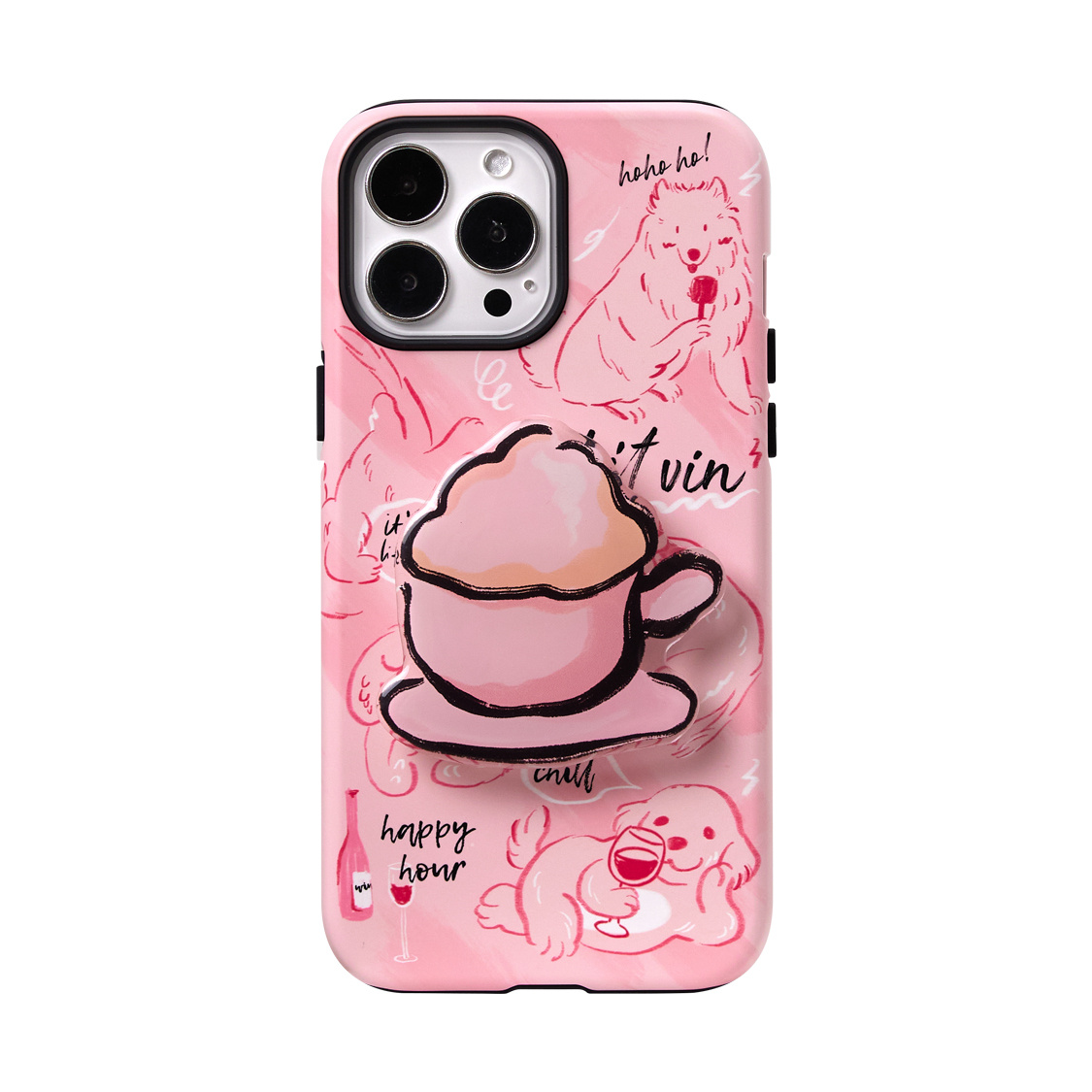 Fashion Cute Cat Print Phone Case - Image 2