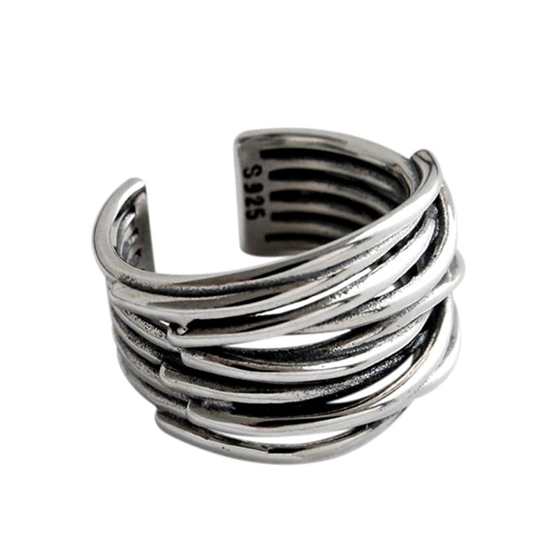 Fashion Multi Layer Line Knitting Ring - Image 3
