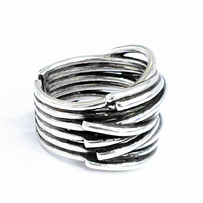 Fashion Multi Layer Line Knitting Ring - Image 4
