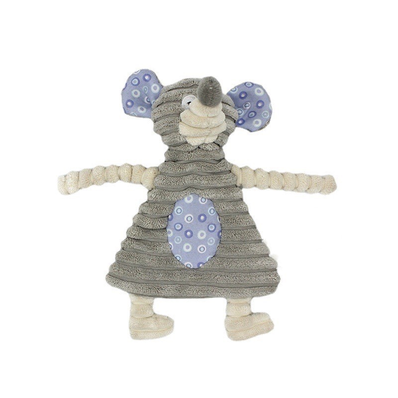 Pet Donkey Shape Corduroy Chew Toy for Dogs - Image 7