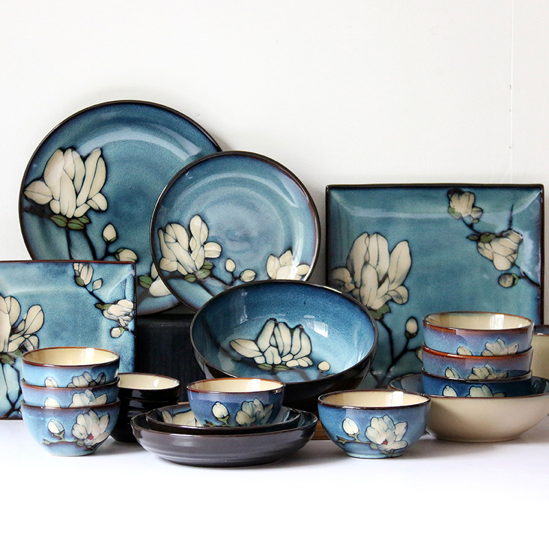 Creative Underglaze Color Hand-painted Bowls And Plate - Image 3