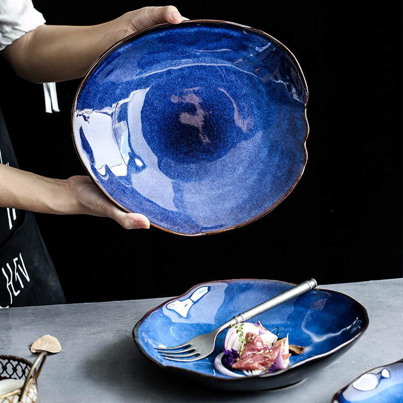 Household Ceramic Western Irregular Plates