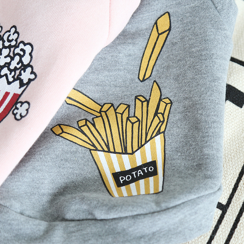 Pet Dog Popcorn Chips Warm Hooded Jacket - Image 3