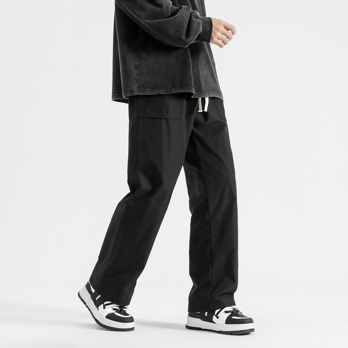 Sports Baggy Straight Trousers For Men - Image 10
