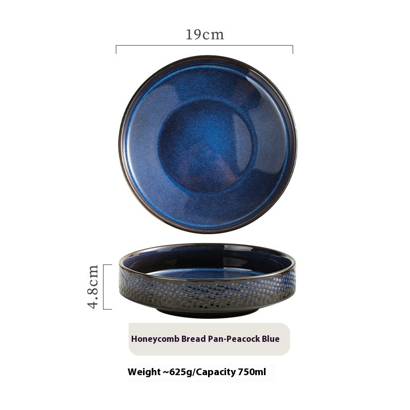 Japanese Ceramic Round Dinner Plate - Image 4