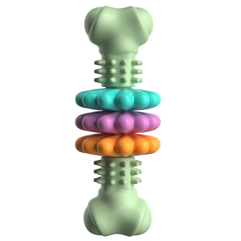 Indestructible TPR Bone Chewing Dog Toy - Image 9