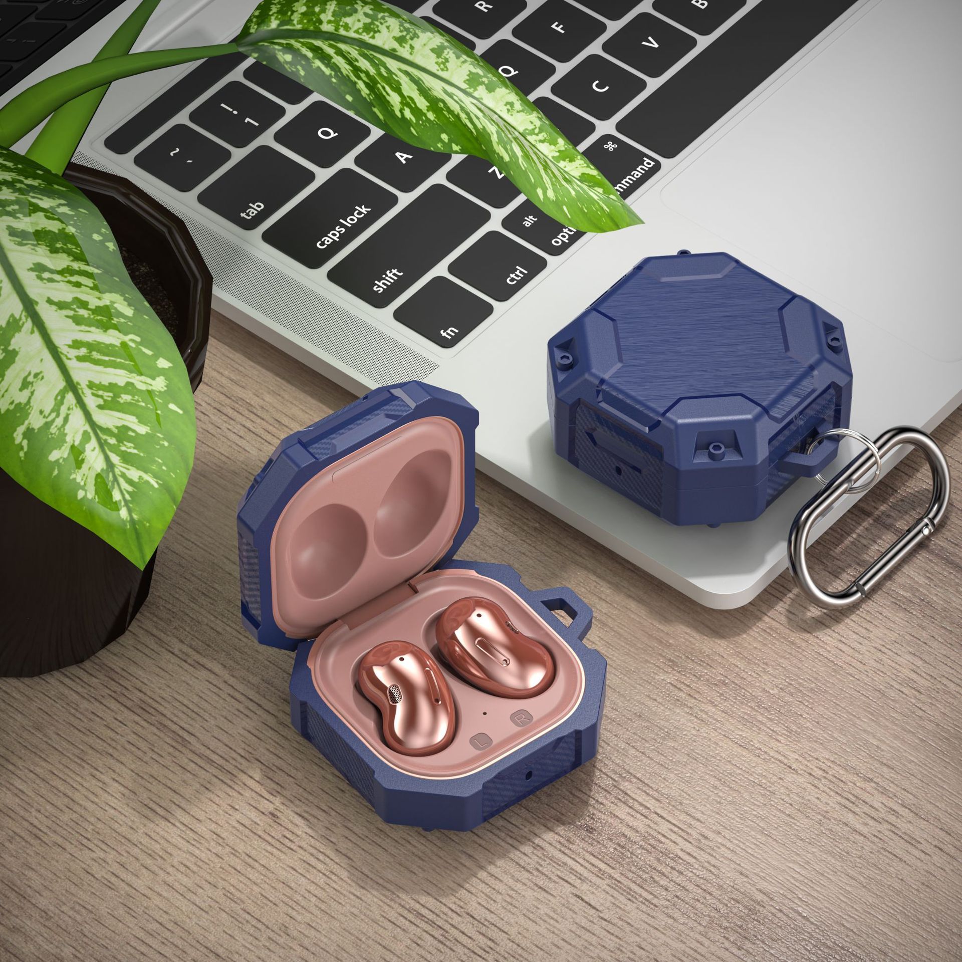 Simple Cube Earphone Case For GalaxyBuds