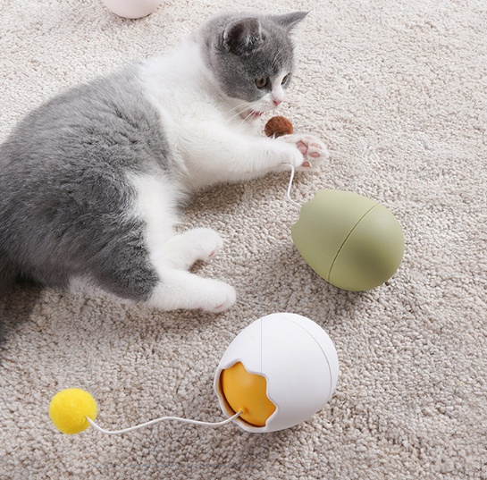 Funny Artifact Egg Shell Cat Toys - Image 2