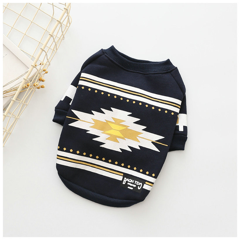 Plus Cotton Velvet Print Pet Cloth - Image 3