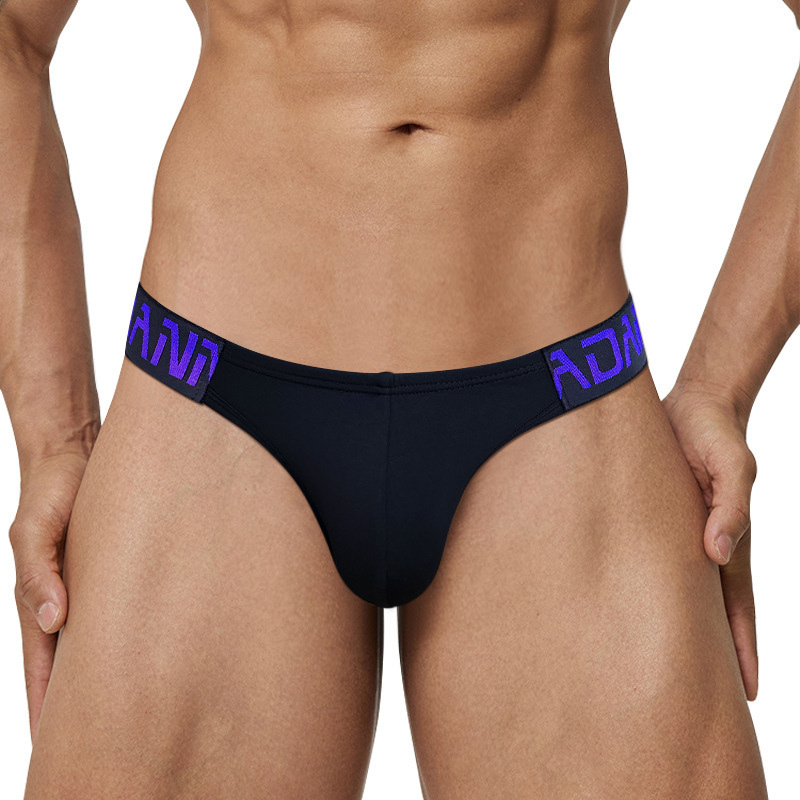 Men's Embossed Belt Low Waist Briefs Underwear - Image 2