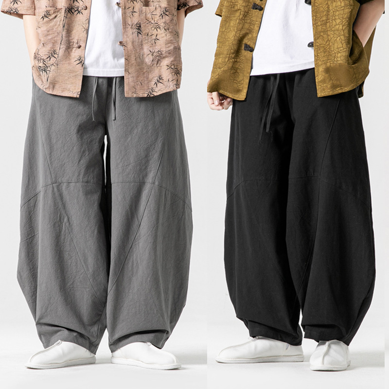 Hanfu Baggy Relaxed-Fit Casual Pants - Image 4