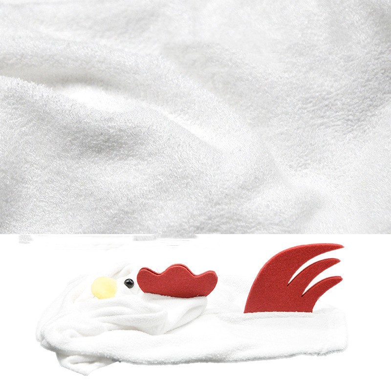 Cute Rooster Style Dog Sweater With Hood - Image 3