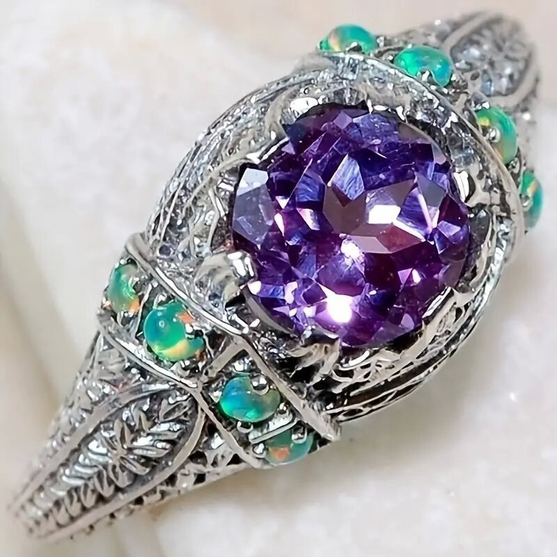 Fashion Court Round Ring For Men - Image 2