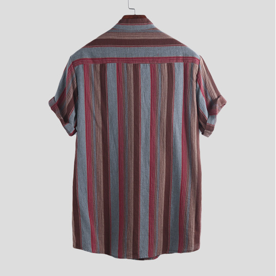 Explosion Style Lapel Printed Shirt - Image 3