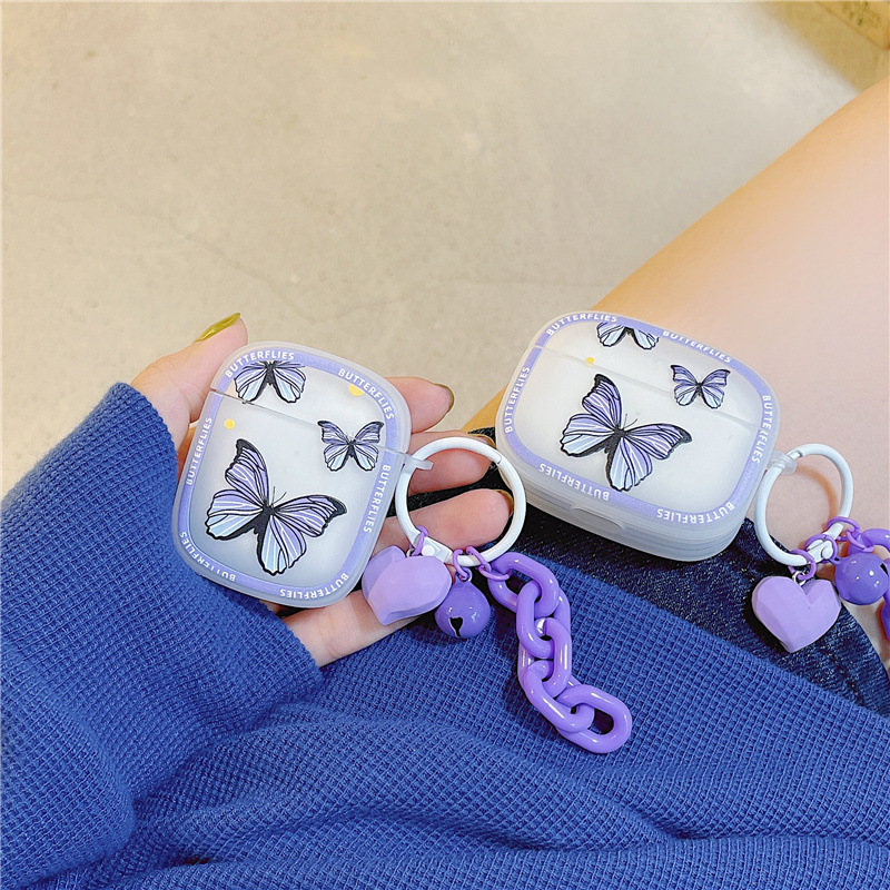 Silicone Camouflage Butterfly EarphoneCase