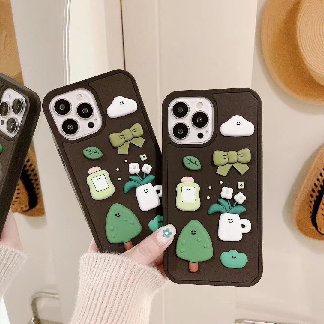 Three-Dimensional Cloud Plant Phone Case - Image 4