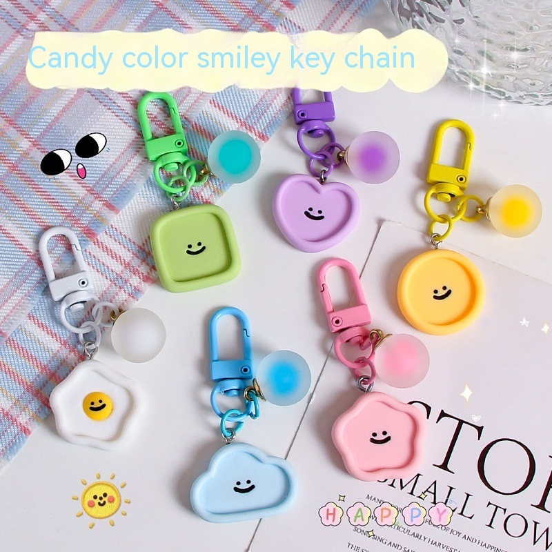 Candy-Colored Keychain Pendant