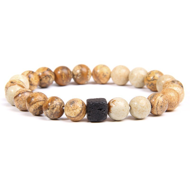 Natural Yellow Tiger Eye Bracelet For Men - Image 3