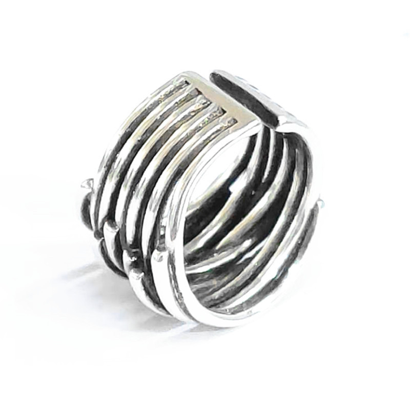 Fashion Multi Layer Line Knitting Ring - Image 2