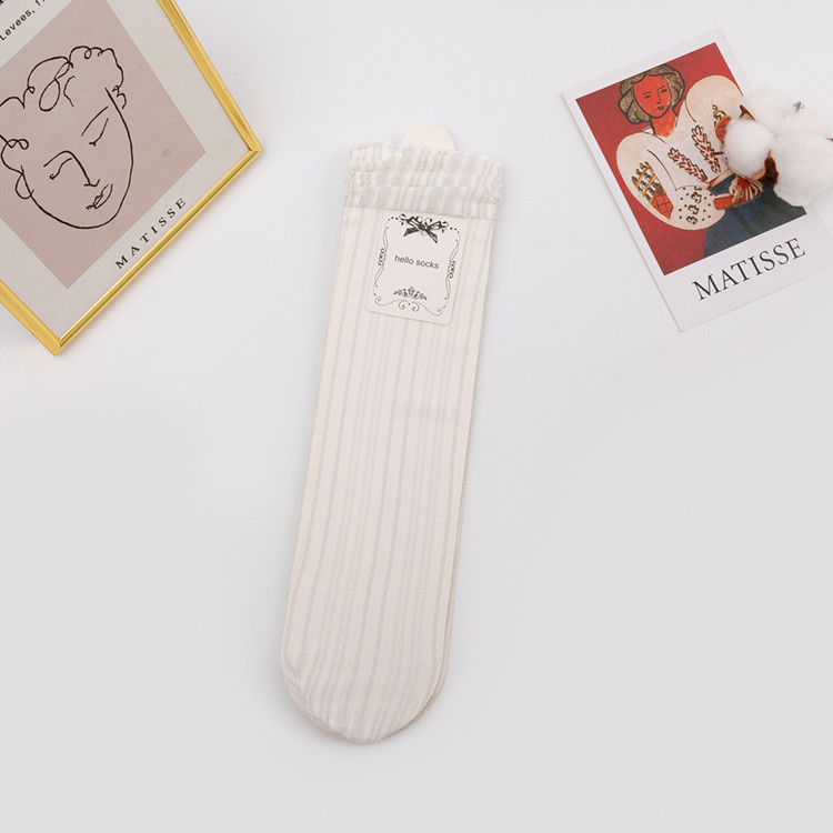 Japanese Mesh Bunching Women Socks - Image 9