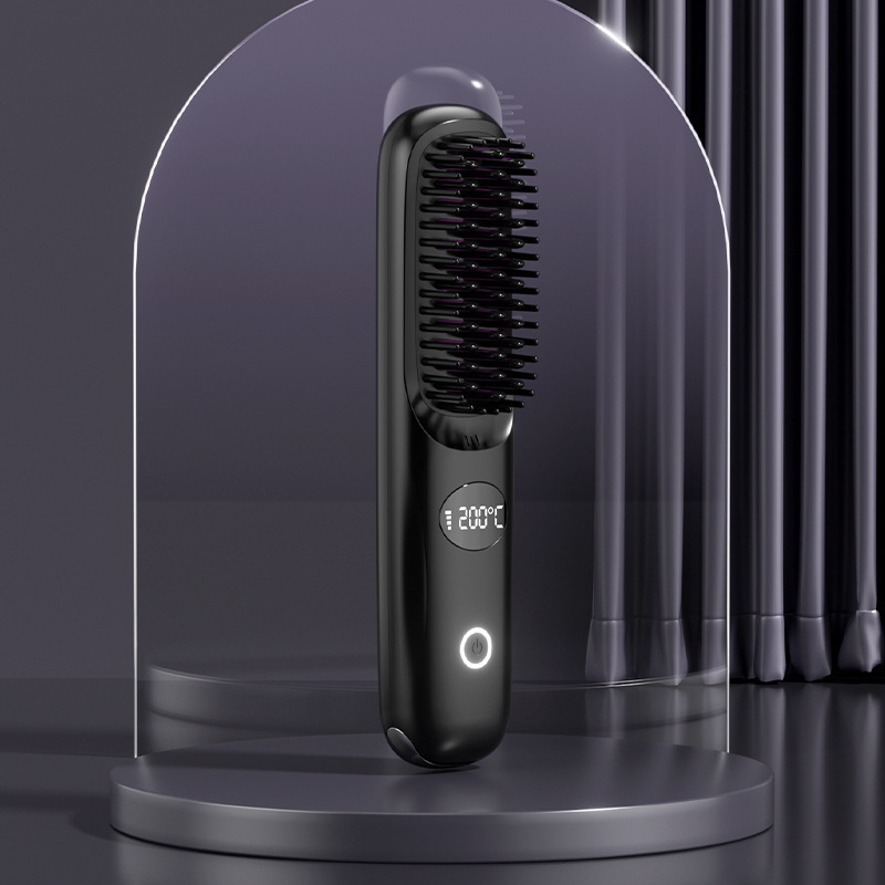 USB Ceramic LCD Heating Straight Comb - Image 3