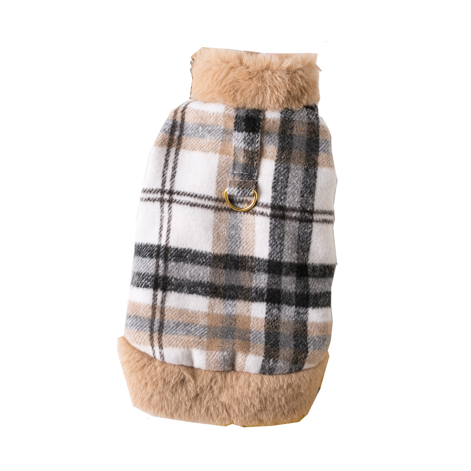 Pet Thickening Checkered Dog Suit - Image 6