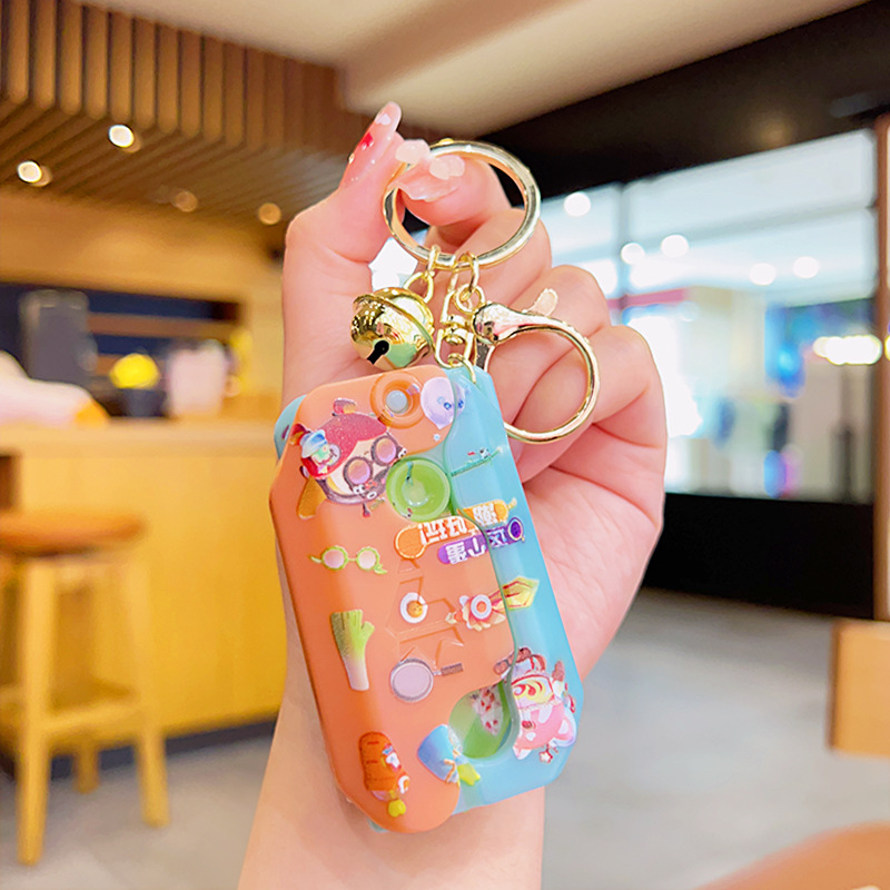Luminous Cartoon Radish Knife Keychain - Image 3