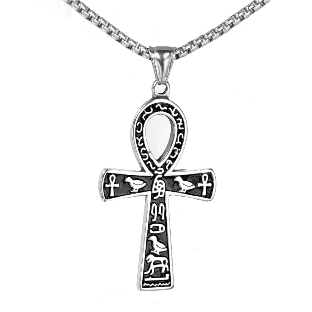 Stainless Steel Cross Pendant Necklace - Image 4