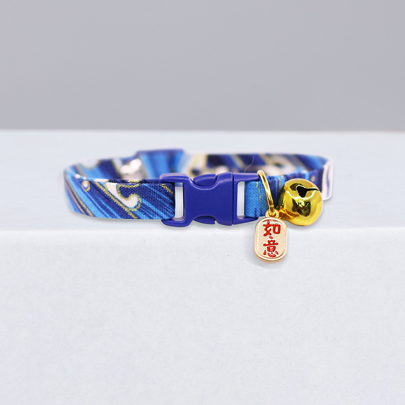 Cute Polka Dot Cat Bell Collar - Image 8