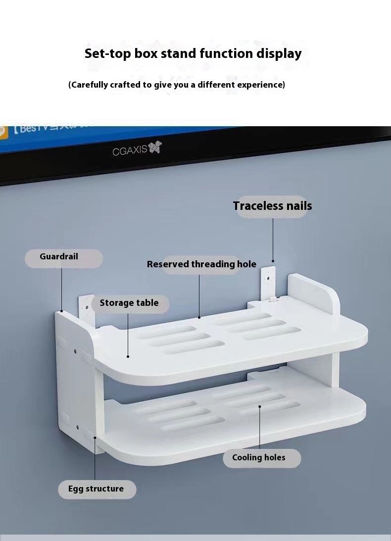 Punch-Free Wall-Mounted Storage Rack - Image 5