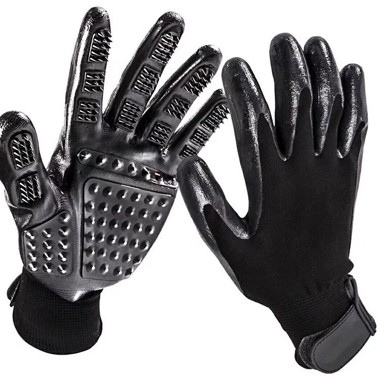 Soft Rubber Pet Hair Grooming Glove - Image 7