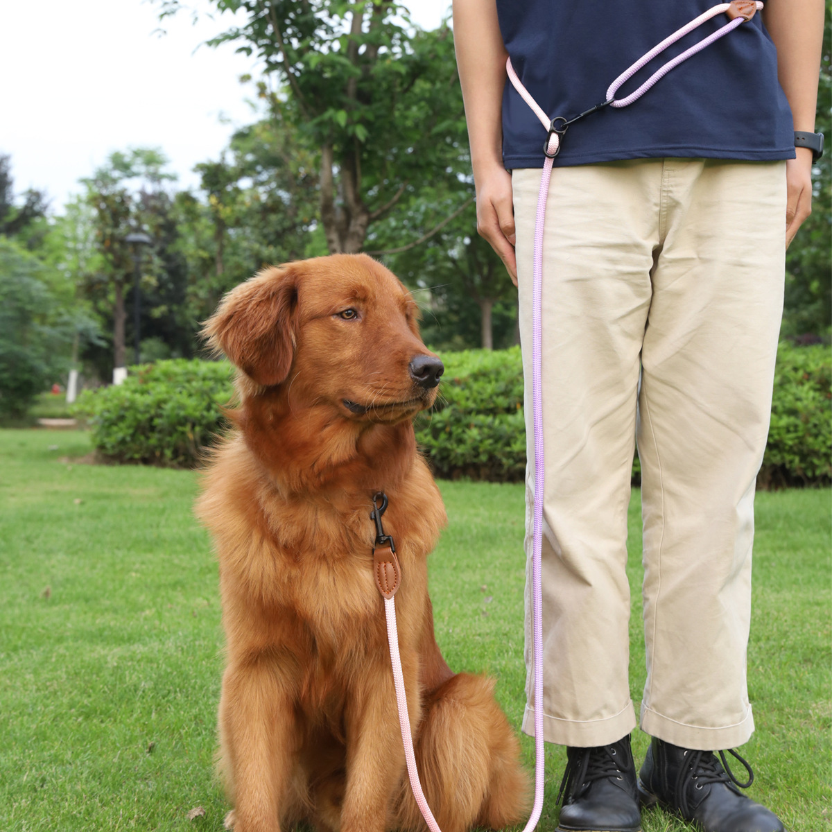 Pet Multi-purpose Reflective Walking Hand Holding Rope