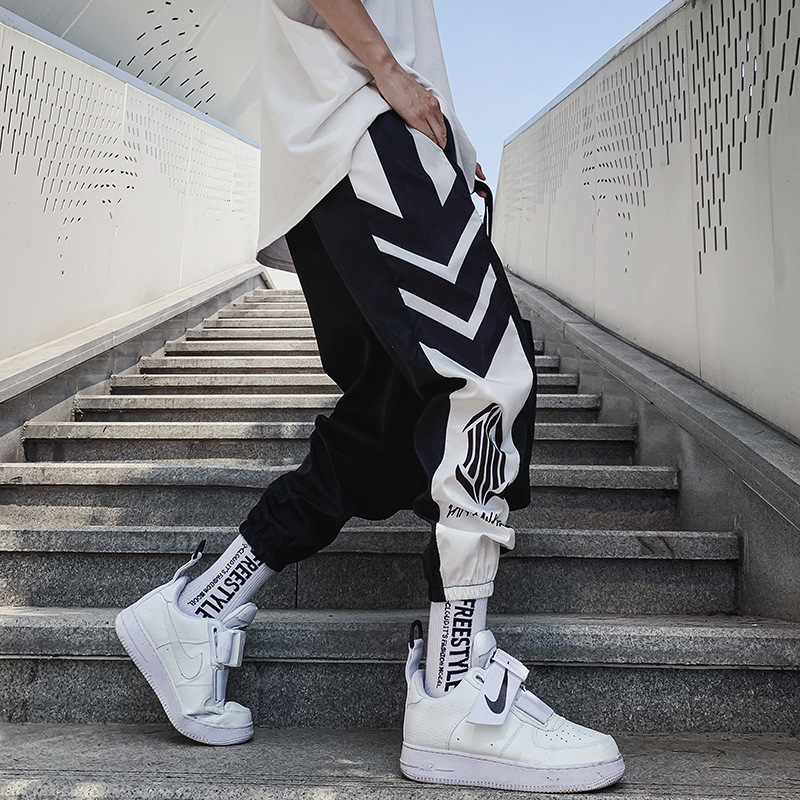 Trendy Gradient Color Men Trousers - Image 2