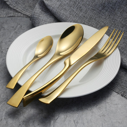 Household Four-Piece Stainless Steel Cutlery Set