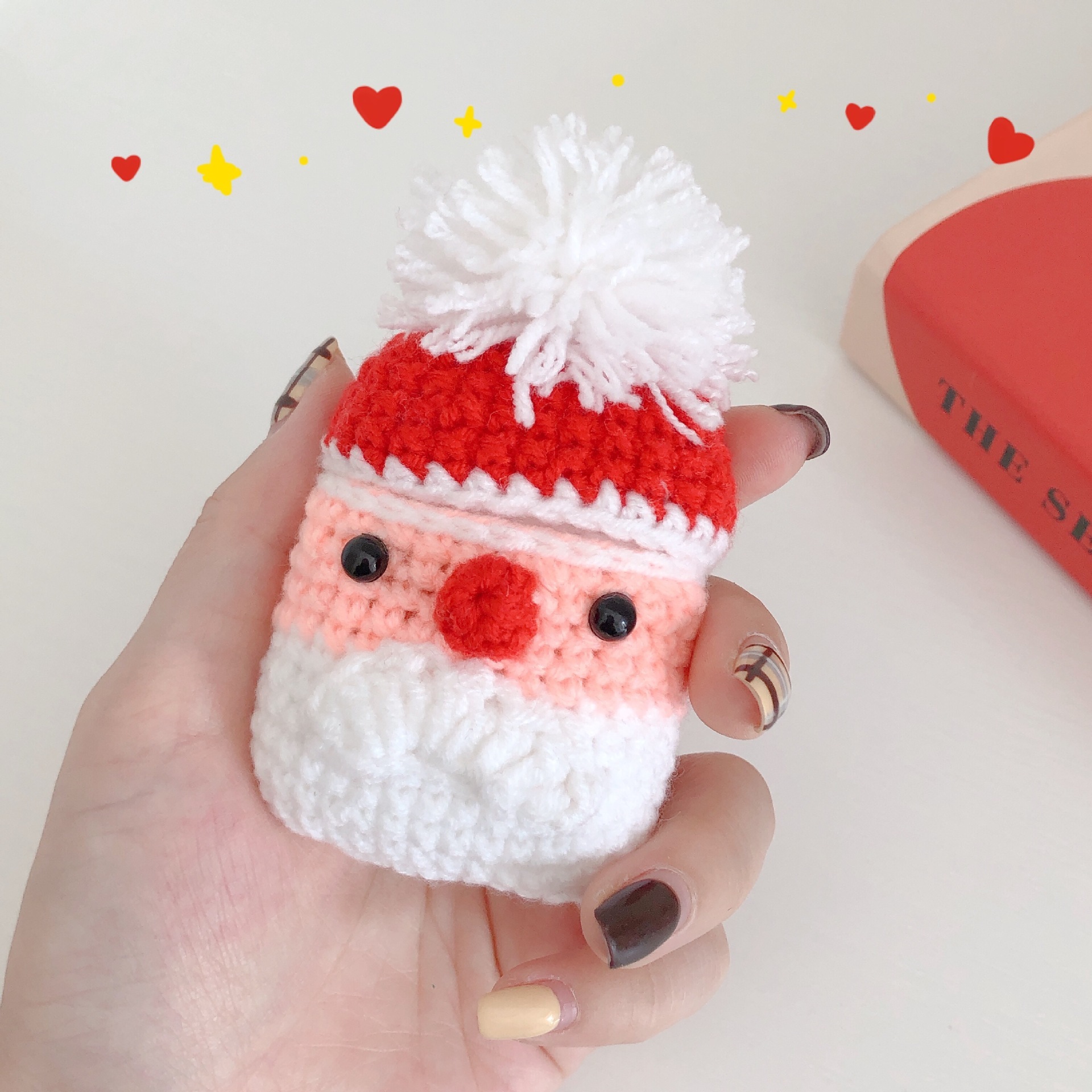 Plush Knitted Santa Claus Earphone Cover - Image 3