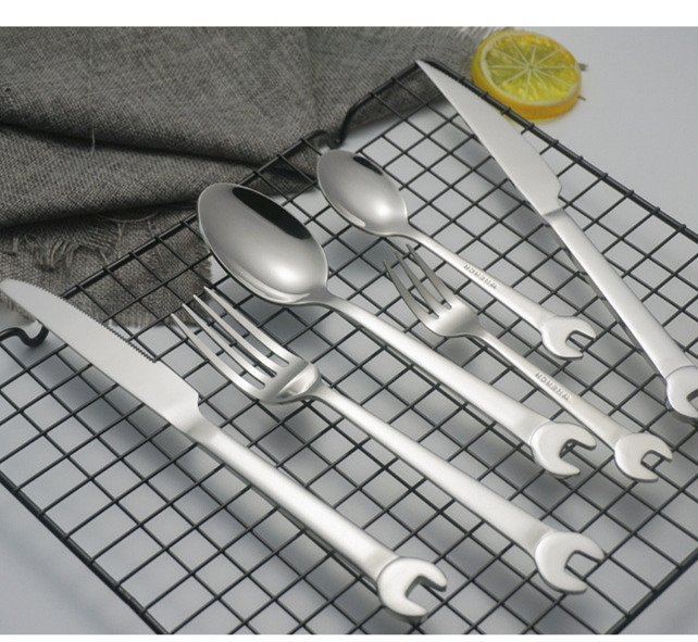 304 Stainless Steel Wrench Cutlery Set