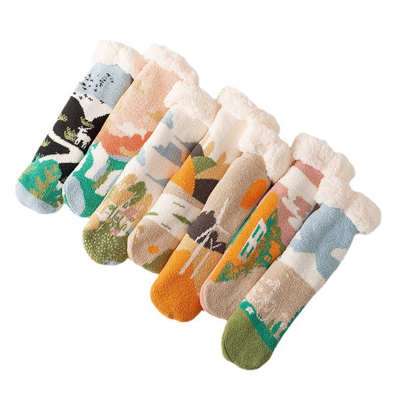 Winter Thicken Thermal Cashmere Socks for Women - Image 9