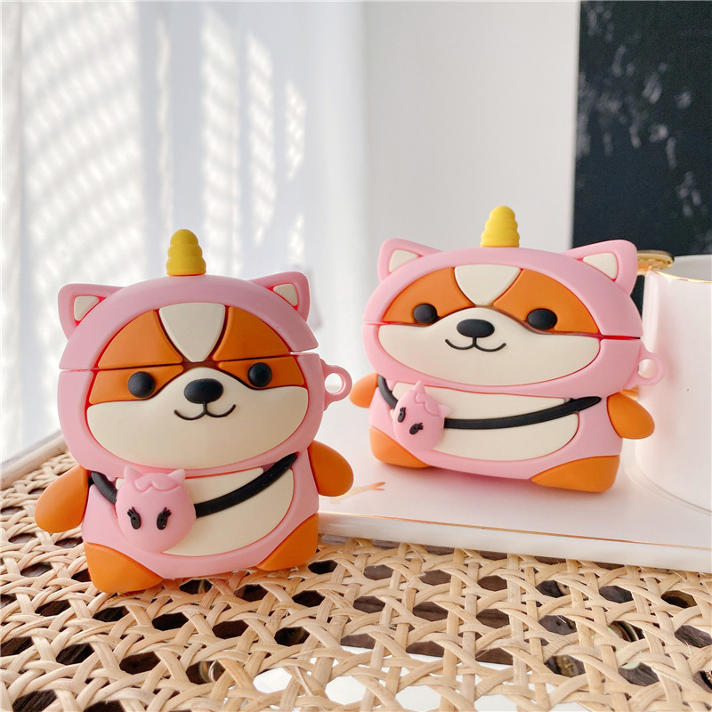Creative Soft Little Warrior Silicone Earphone Case