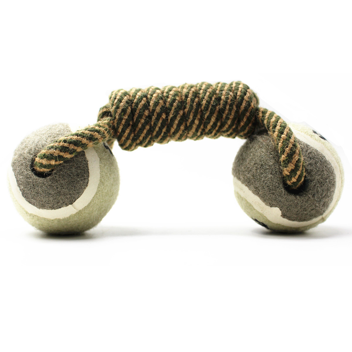 Pet Dumbbell Rope Tennis Ball Chew Toys - Image 4