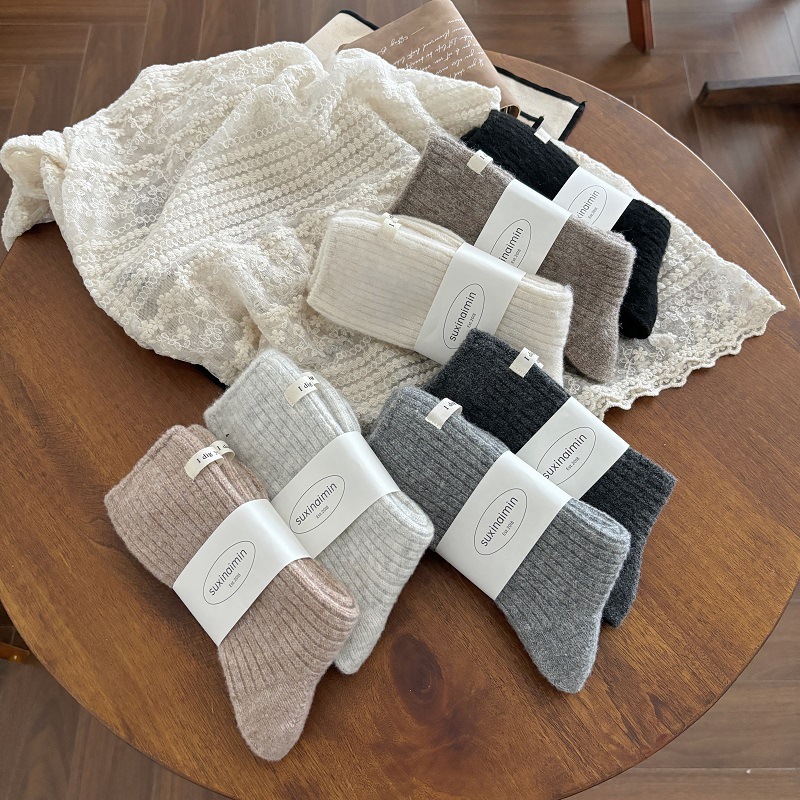 Japanese-style Warm Wool Socks For Girls - Image 2