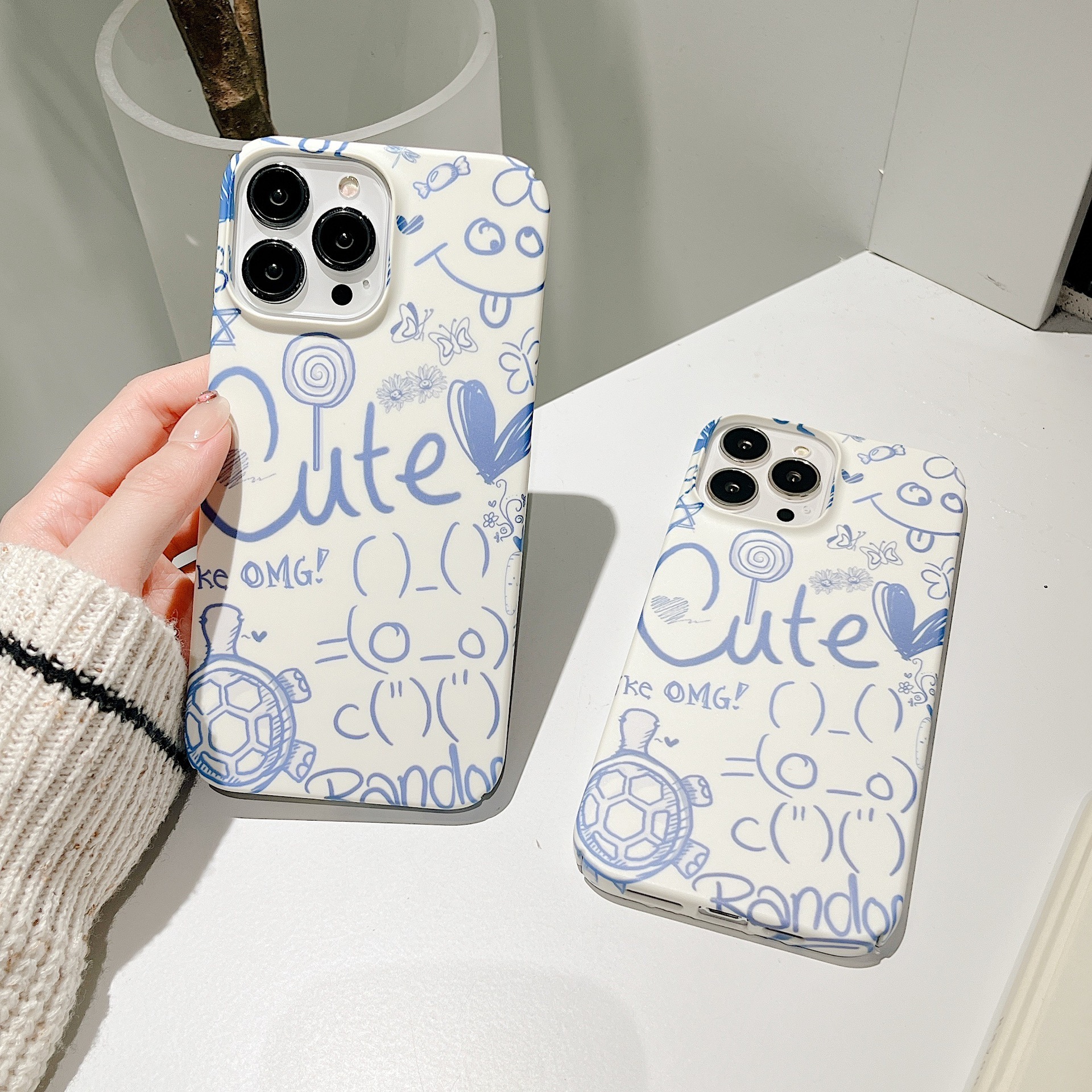 Plastic Oil Painting Phone Case