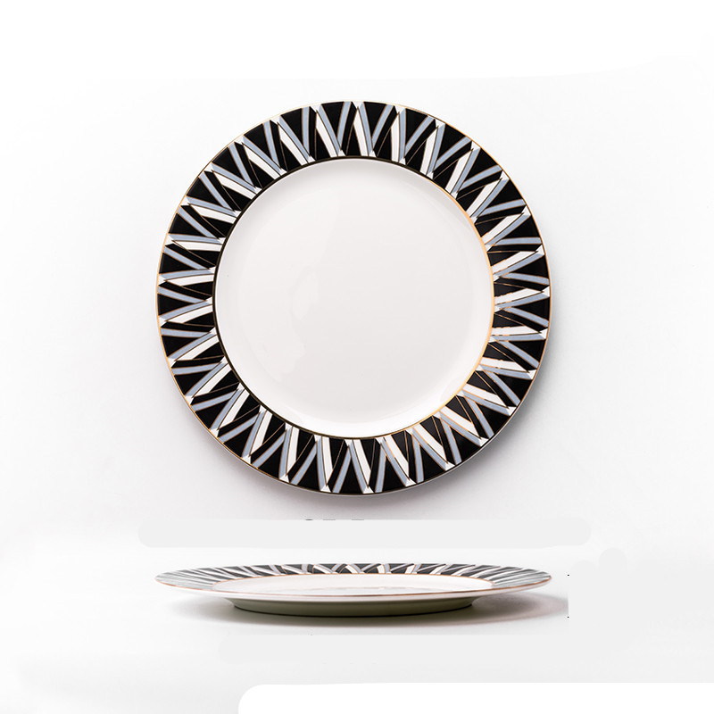 Household Bone China Nordic Light Plates