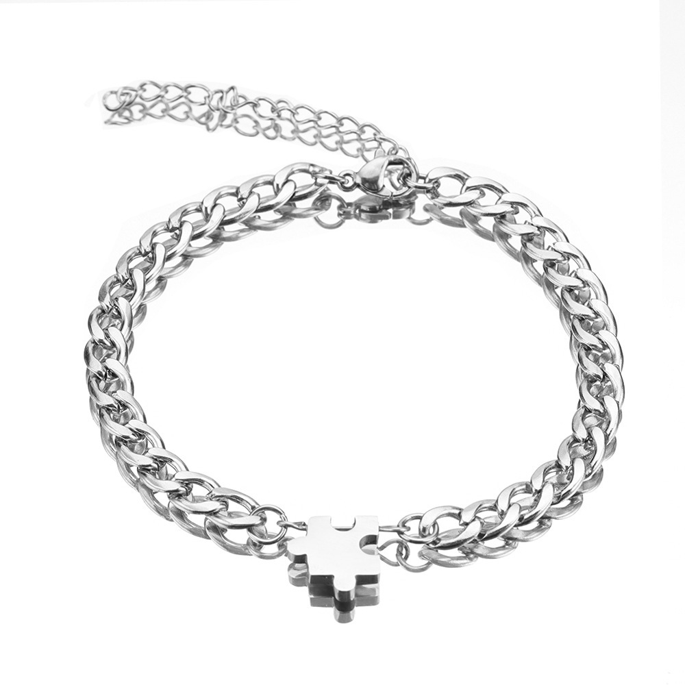 Titanium Jewelry Bracelet Set For Men - Image 5